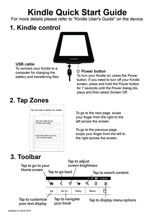 Kindle Quick Start Guide