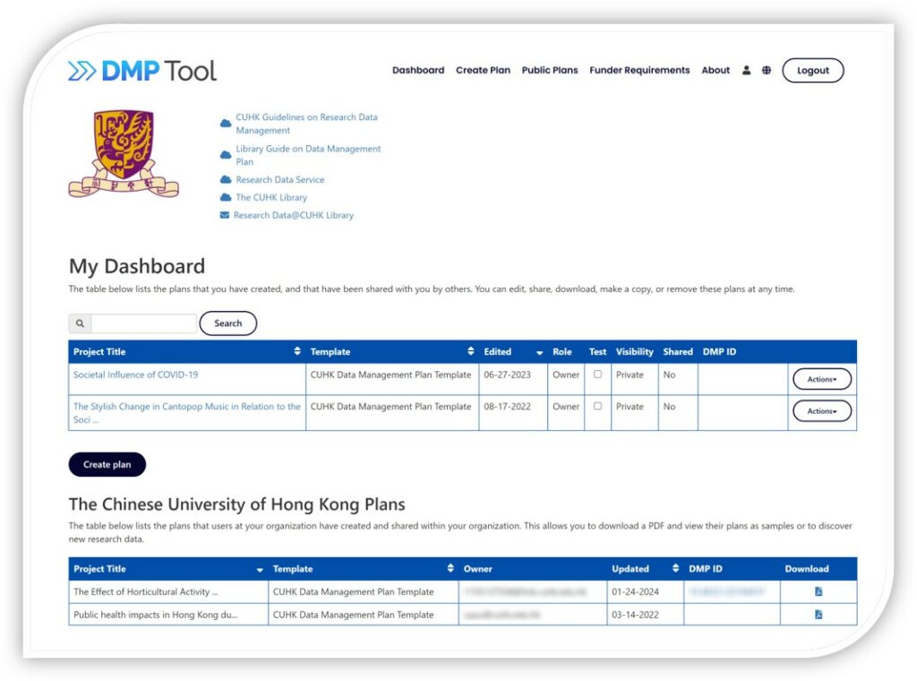 DMP Tool