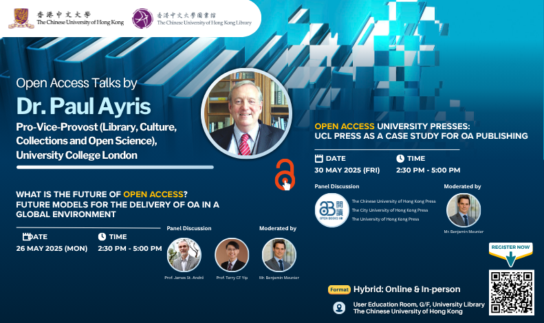 Open Access Talks by Dr. Paul Ayris