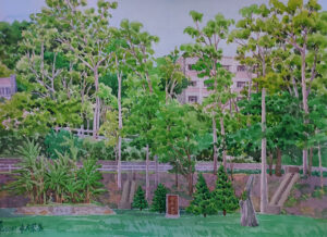 Outdoor sketch in CU by Buda Leung artwork 2